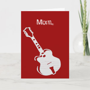 Tarjeta Festiva Mamá, tu rocas