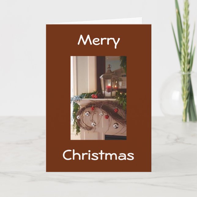 TARJETA FESTIVA MAMÁ-USTED HACE QUE LOS NAVIDADES SEAN ESPECIALES  (Anverso)