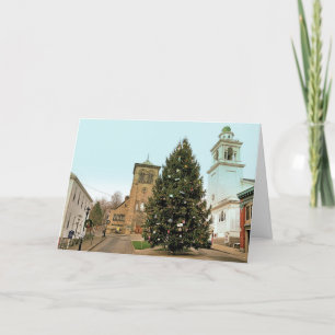 Tarjeta Festiva Mamáes de Plymouth Square en Ciudad del Árbol de N