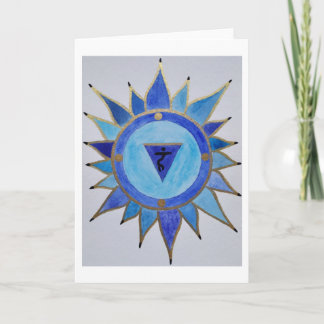 Tarjeta Festiva Mandala blau