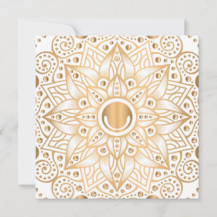 Tarjeta Festiva Mandala de lujo 11