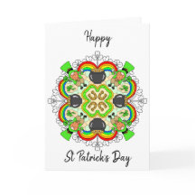 Mandala personalizado del día de San Patricio