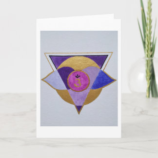 Tarjeta Festiva Mandala Third Eye