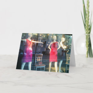 TARJETA FESTIVA MANNEQUÍAS COMO EL FIESTA TAMBIÉN