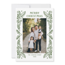 Mano divertida dibujada por Navidades retro capric