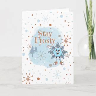 Tarjeta Festiva Mantén la Escarcha