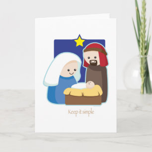 Tarjeta Festiva Manténgalo simple