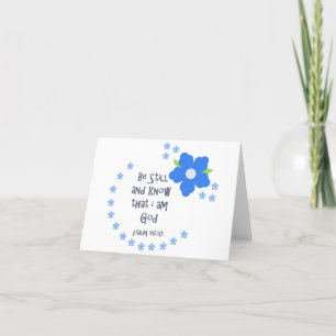 Tarjeta Festiva Mantente Y Conoce La Biblia