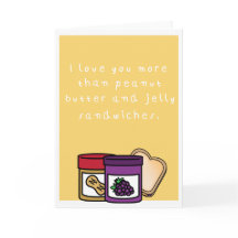 Mantequilla de cacahuete y bocadillo chistosos de