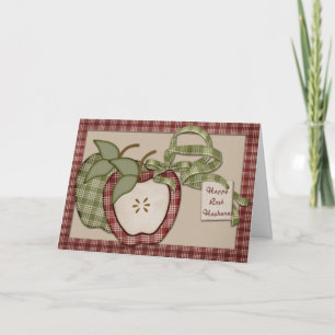 Tarjeta Festiva Manzanas de Rosh Hashaná