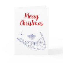 Mapa Antiguo de la Isla Nantucket en Azul Marino d