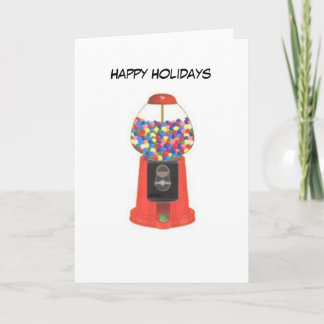 Tarjeta Festiva Máquina Gumball