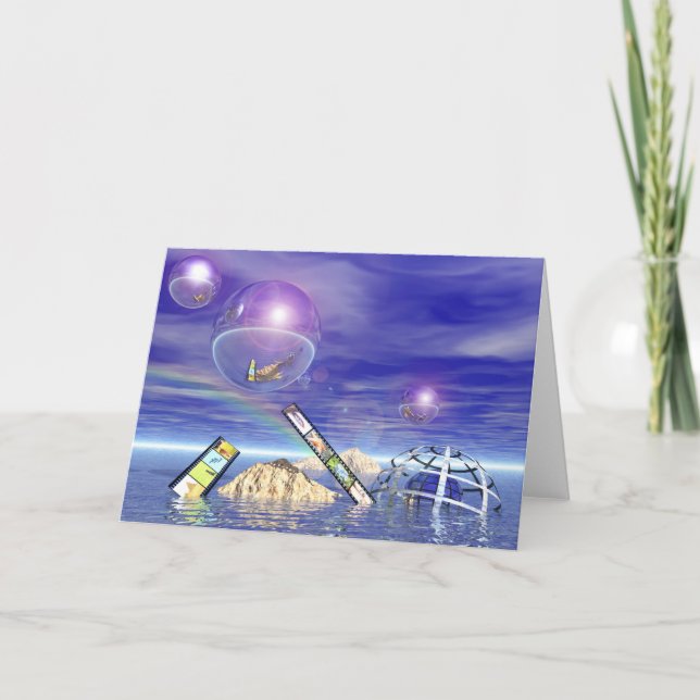 Tarjeta Festiva Mar de memoria (tarjeta) (Anverso)