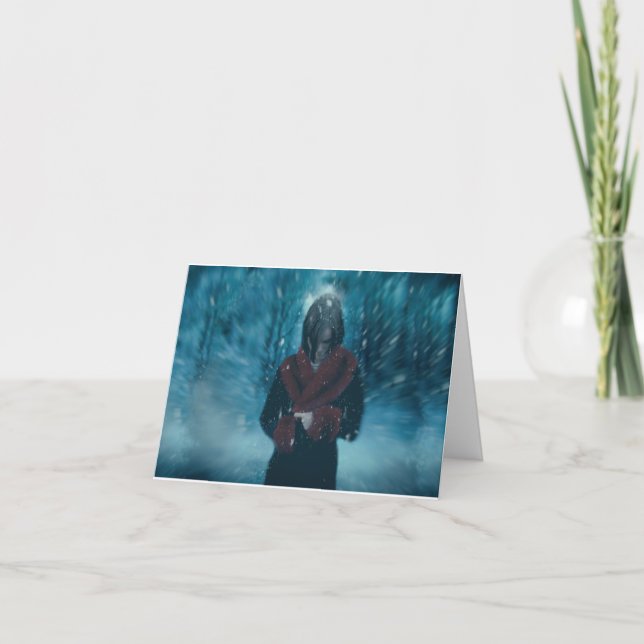 Tarjeta Festiva Maravilla misteriosa (Anverso)