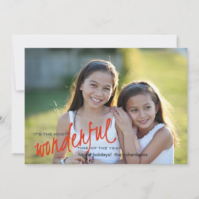 Tarjeta Festiva Maravilloso (Anverso)