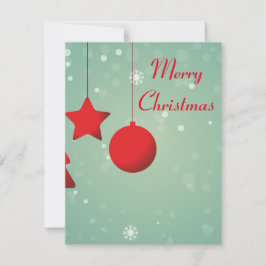 Tarjeta Festiva Maravilloso, asombroso, espléndido bolas de Navida