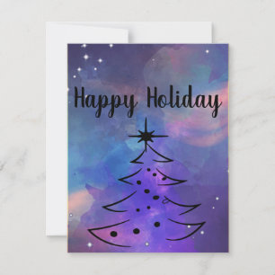 Tarjeta Festiva Maravilloso, asombroso, Navidades Universos