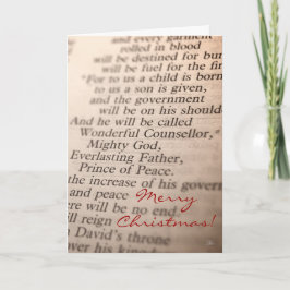 Tarjeta Festiva Maravilloso Consejero, Dios Todopoderoso v.2 [Navi