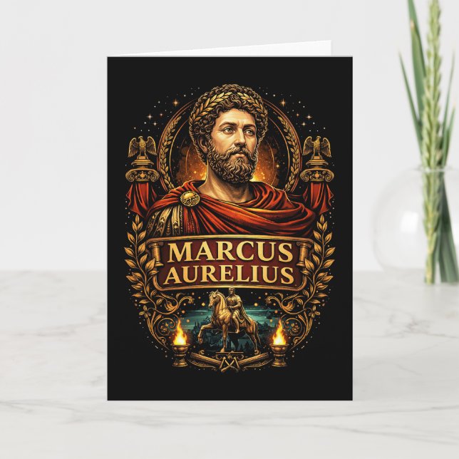 Tarjeta Festiva Marco Aurelio (Anverso)