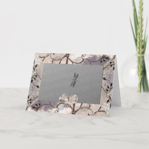 Tarjeta Festiva Marco de corazón cautivo