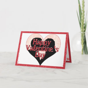 Tarjeta Festiva Marco de forma de corazón
