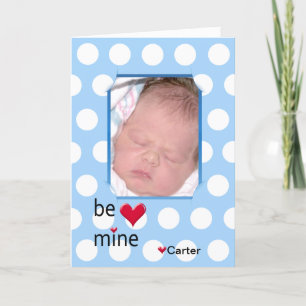 Tarjeta Festiva Marco de puntos de San Valentín Polka