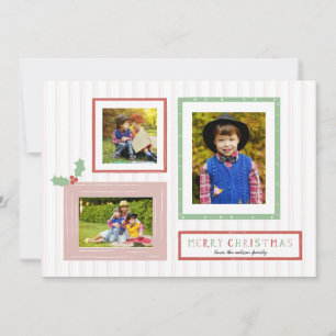 Tarjeta Festiva Marcos de Imágenes Navideñas