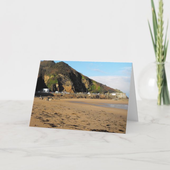Tarjeta Festiva Marea baja en Jersey (Anverso)
