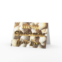 Marea navideña cáscaras veraniega playa tropical