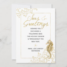 Mares blancos y dorados Navidades náuticos