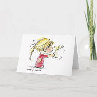 Tarjeta Festiva Marioneta de Pascua EAS-010