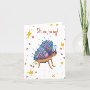 Tarjeta Festiva mariposa linda