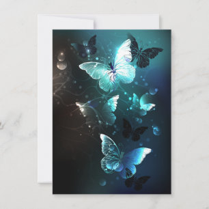 Tarjeta Festiva Mariposas nocturnas