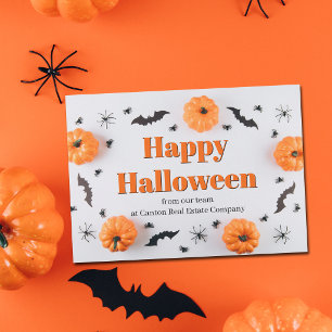 Tarjeta Festiva Marketing empresarial personalizado de feliz Hallo