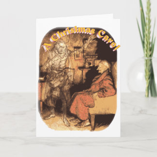 Tarjeta Festiva Marley y Scrooge