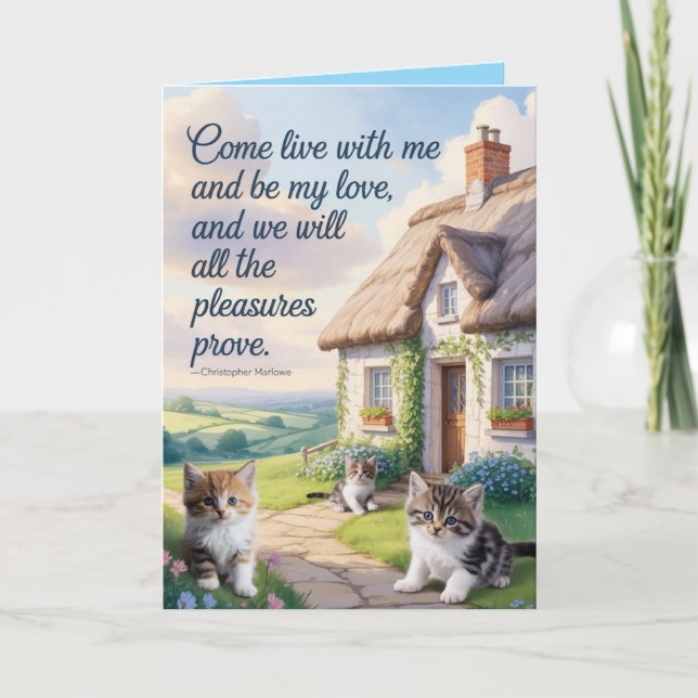 Tarjeta Festiva Marlowe Valentine's Day Card (Anverso)