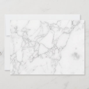 Tarjeta Festiva Mármol Blanco