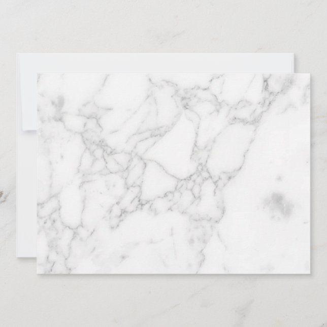 Tarjeta Festiva Mármol Blanco (Anverso)