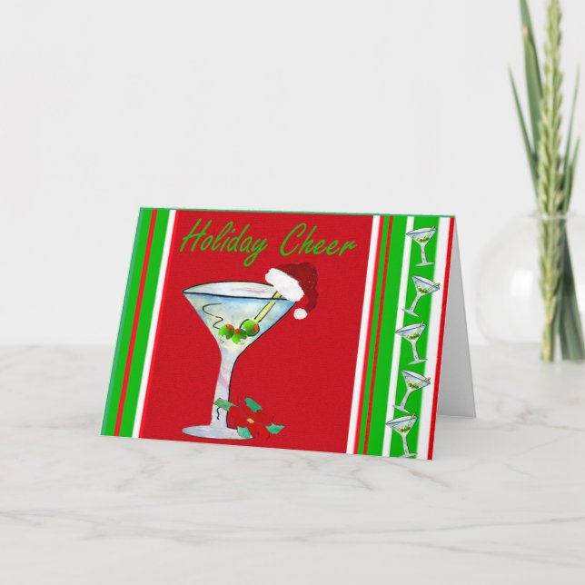 Tarjeta Festiva Martini Christmas Holiday Christmas cards (Anverso)