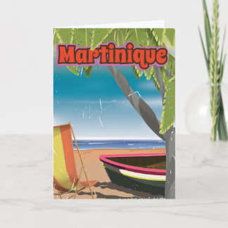 Tarjeta Festiva Martinique Vintage poster de viajes