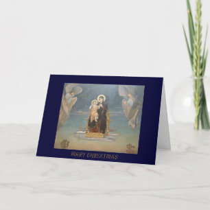 TARJETA FESTIVA MARY NAVIDADES