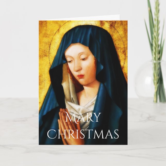 Tarjeta Festiva Mary Navidades (Anverso)