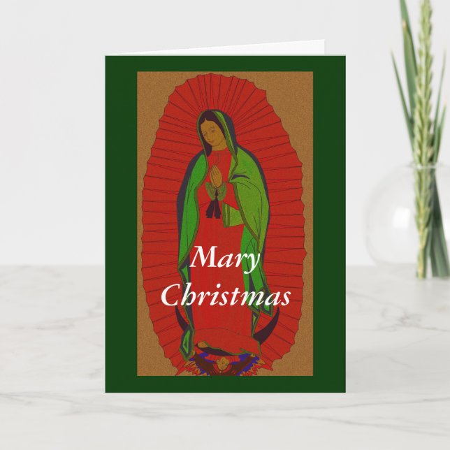 Tarjeta Festiva Mary Navidades (Anverso)