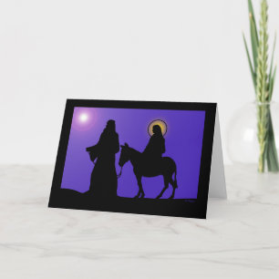 Tarjeta Festiva Mary y Joseph