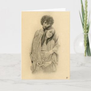 Tarjeta Festiva Mary y joseph Card