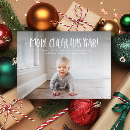 Tarjeta Festiva Más alegría este año divertida linda una foto Navi