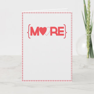 Tarjeta Festiva Más amor