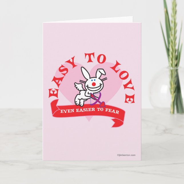 Tarjeta Festiva Más Fácil De Temer (Anverso)