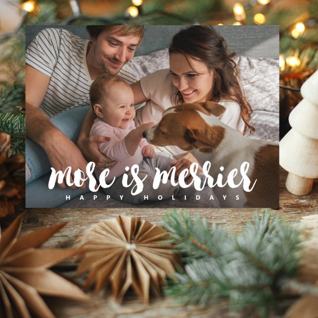 Tarjeta Festiva Más foto de feriado de Merrier (Subido por el creador)