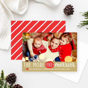 Tarjeta Festiva Más fotos de los Navidades rojos de Tan más despia